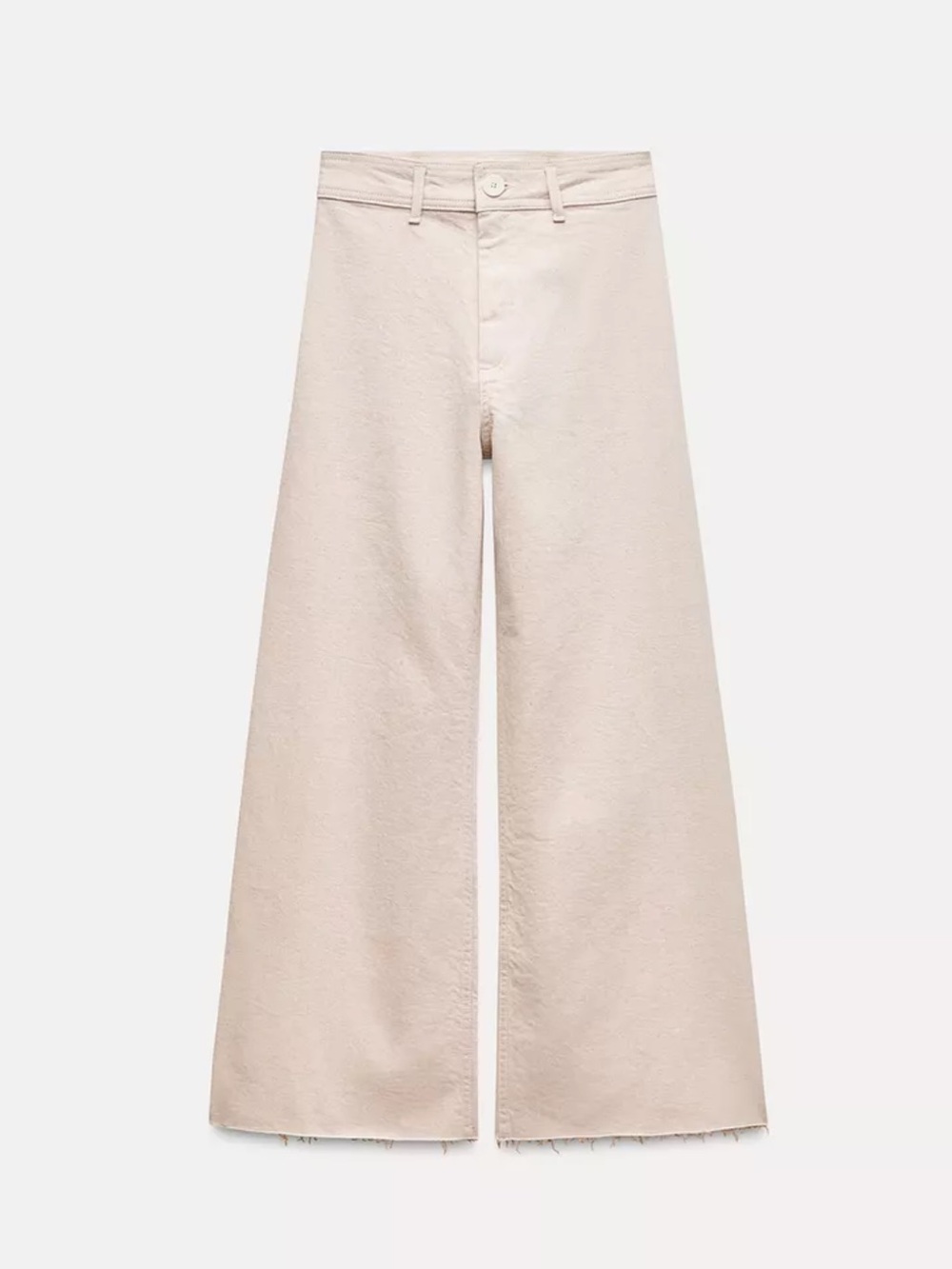 Zara : Tan Wide-Leg Pants - Size 0